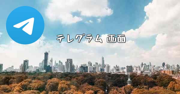 テレグラム 画面