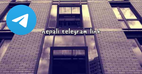 nepali telegram link