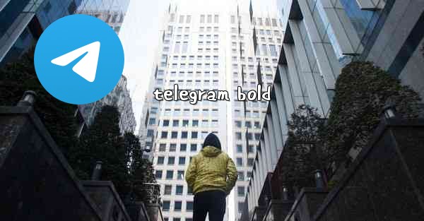 telegram bold