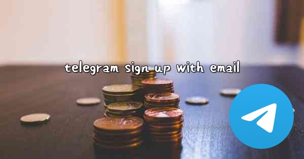 telegram sign up with email