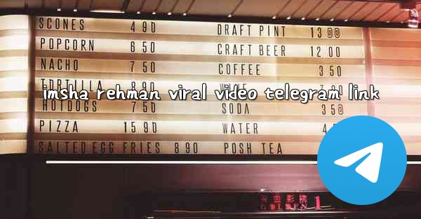 imsha rehman viral video telegram link