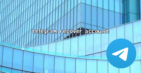 telegram recover account