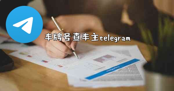 车牌号查车主telegram