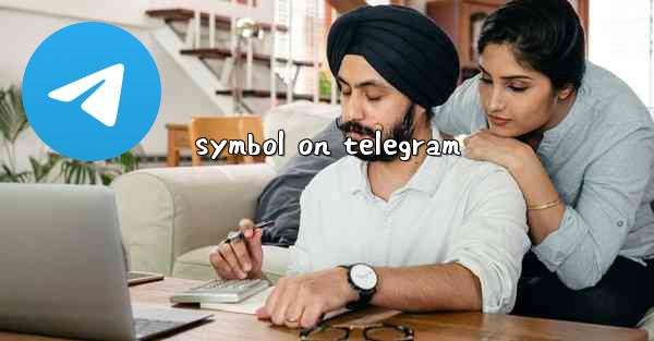 symbol on telegram