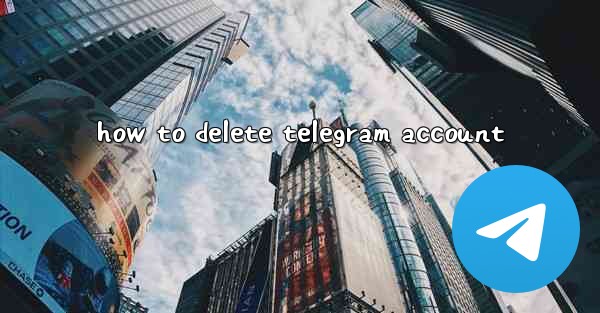 how to delete telegram account