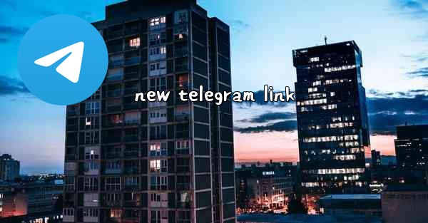new telegram link