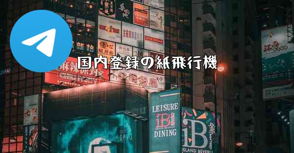 国内登録の紙飛行機