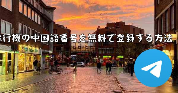 紙飛行機の中国語番号を無料で登録する方法