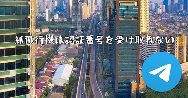紙飛行機は認証番号を受け取れない