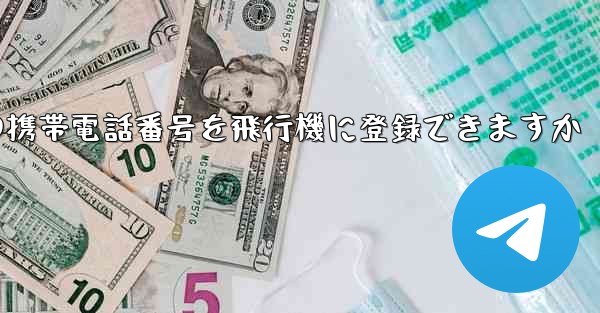 中国の携帯電話番号を飛行機に登録できますか