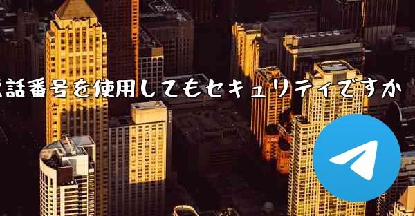 飛行機の登録に携帯電話番号を使用してもセキュリティですか