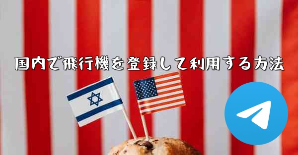 国内で飛行機を登録して利用する方法