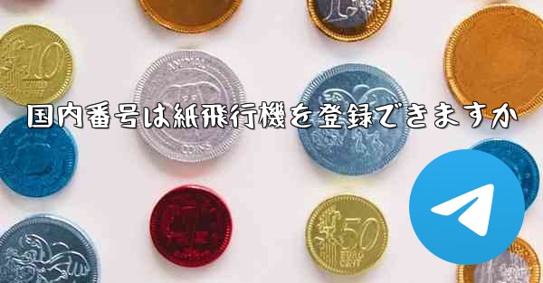 国内番号は紙飛行機を登録できますか