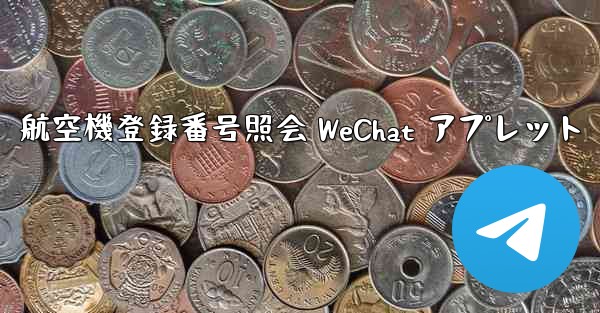 航空機登録番号照会 WeChat アプレット