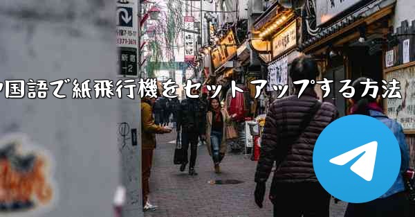 中国語で紙飛行機をセットアップする方法