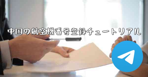 中国の航空機番号登録チュートリアル