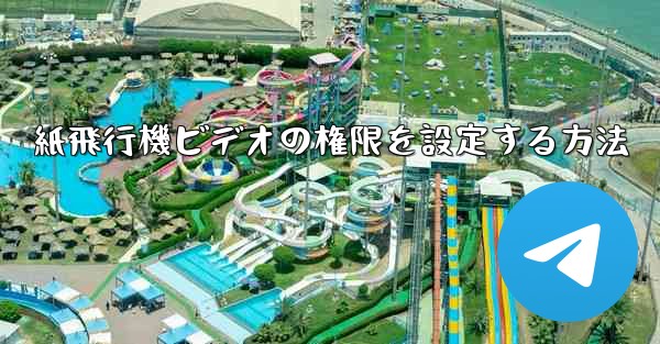 紙飛行機ビデオの権限を設定する方法