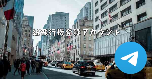 紙飛行機登録アカウント