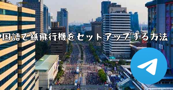 簡体字中国語で紙飛行機をセットアップする方法