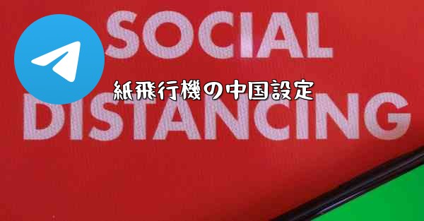 紙飛行機の中国設定