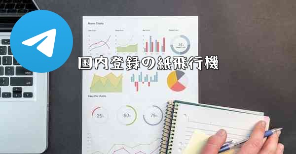 国内登録の紙飛行機