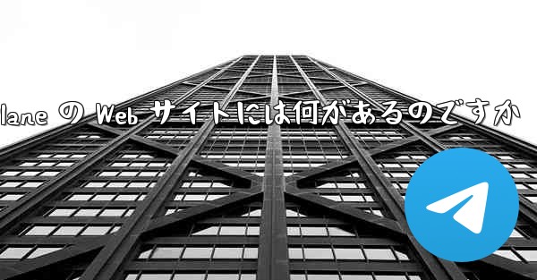 Paper Plane の Web サイトには何があるのですか