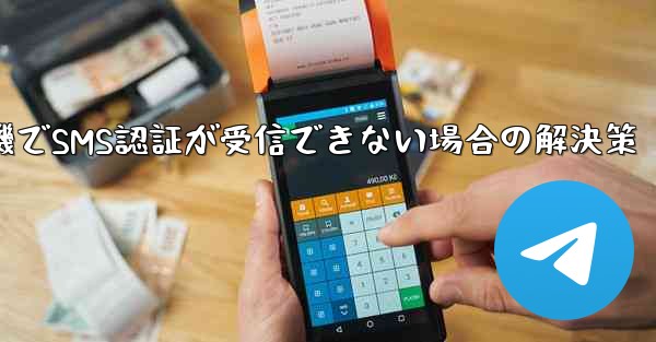 紙飛行機でSMS認証が受信できない場合の解決策