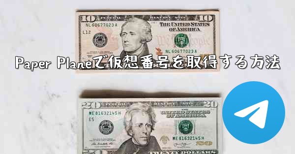 Paper Planeで仮想番号を取得する方法
