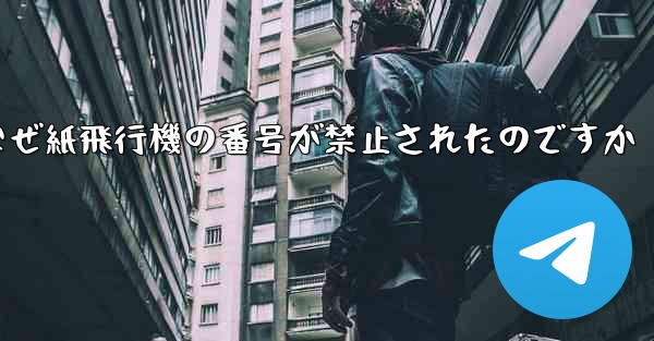 なぜ紙飛行機の番号が禁止されたのですか
