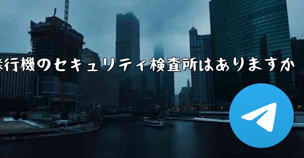 紙飛行機のセキュリティ検査所はありますか