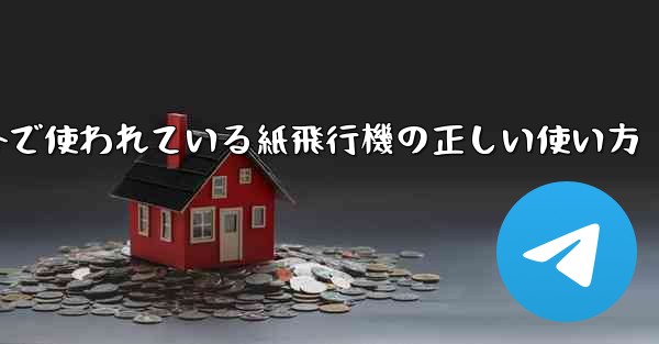 海外で使われている紙飛行機の正しい使い方