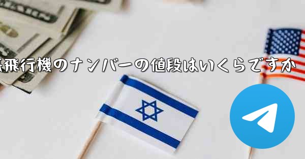 紙飛行機のナンバーの値段はいくらですか