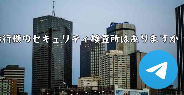 紙飛行機のセキュリティ検査所はありますか