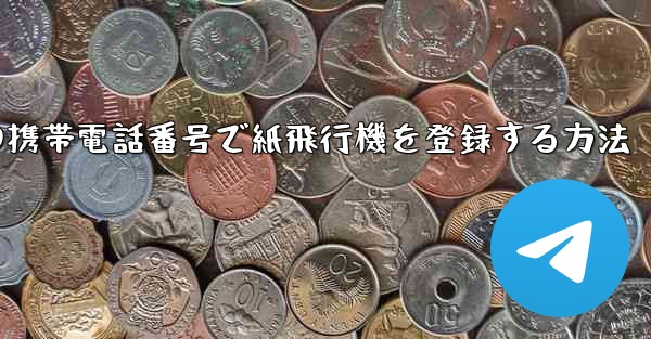 中国の携帯電話番号で紙飛行機を登録する方法