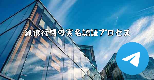 紙飛行機の実名認証プロセス