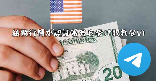 紙飛行機が認証番号を受け取れない