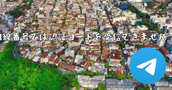 紙飛行機の国内線番号では認証コードを受信できません