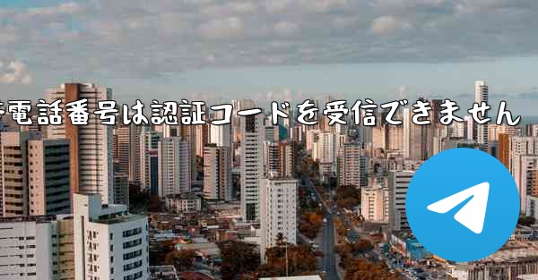 Paper Plane 86 の携帯電話番号は認証コードを受信できません