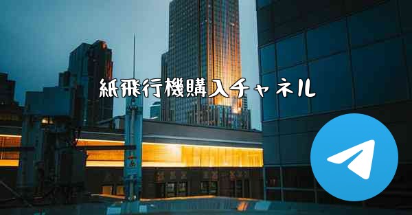紙飛行機購入チャネル
