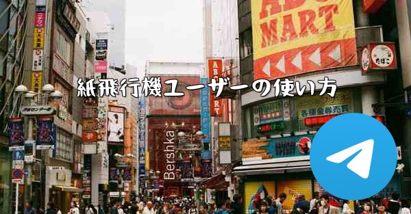 紙飛行機ユーザーの使い方