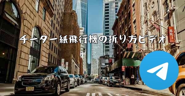 チーター紙飛行機の折り方ビデオ