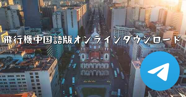 飛行機中国語版オンラインダウンロード