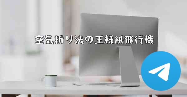 空気折り法の王様紙飛行機