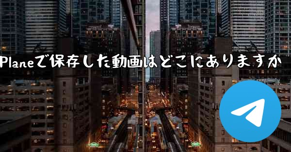 Paper Planeで保存した動画はどこにありますか