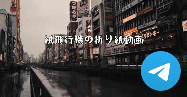 紙飛行機の折り紙動画