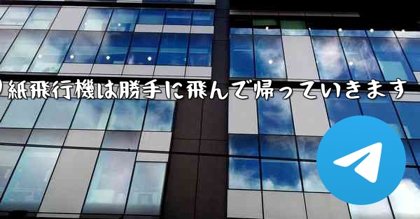 折り紙飛行機は勝手に飛んで帰っていきます