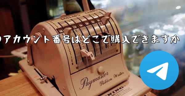 紙飛行機のアカウント番号はどこで購入できますか