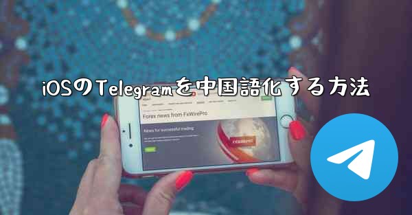 iOSのTelegramを中国語化する方法