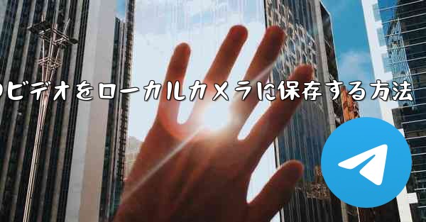 紙飛行機のビデオをローカルカメラに保存する方法
