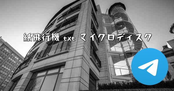 紙飛行機 txt マイクロディスク